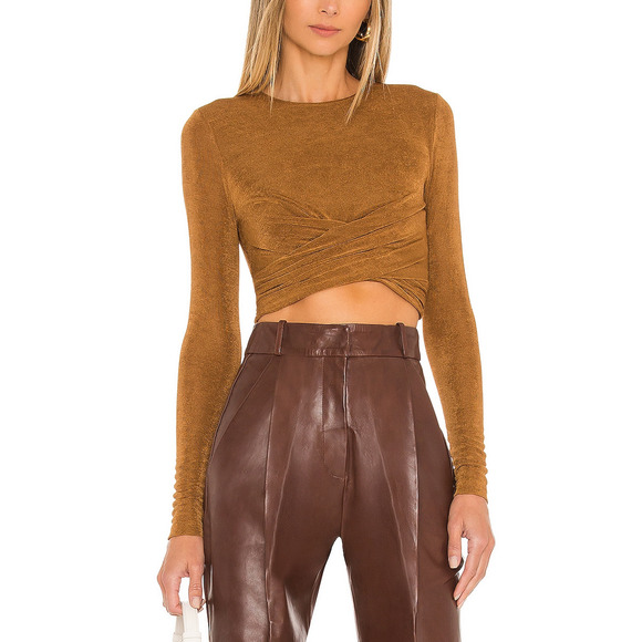 Significant Other 'Texas' Brown Top Size 2 - Picture 1 of 5